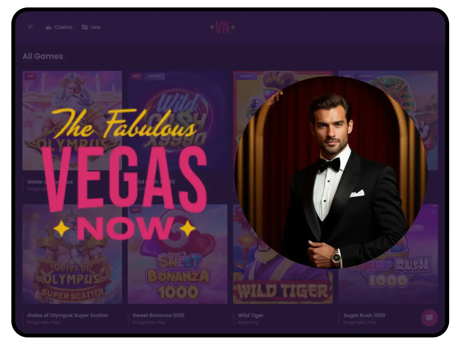 VegasNow Casino VIP